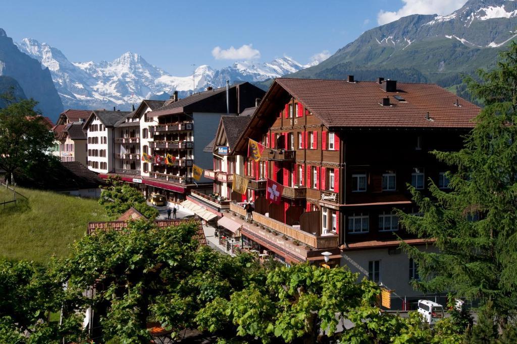 Swiss Lodge Hotel Bernerhof Wengen Exterior photo